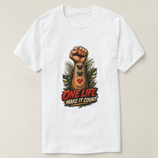 One Life  T-Shirt (Design Front)