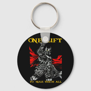 One Lift To Rule Them All Bodybuilding Gym Workout Keychain