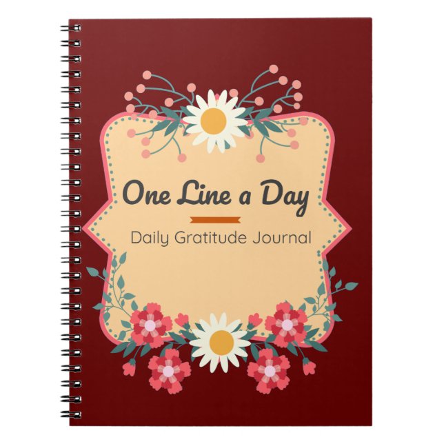 One Line a Day - Daily Gratitude Journal (Front)