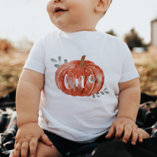One Little Pumpkin 1st Birthday  Baby T-Shirt