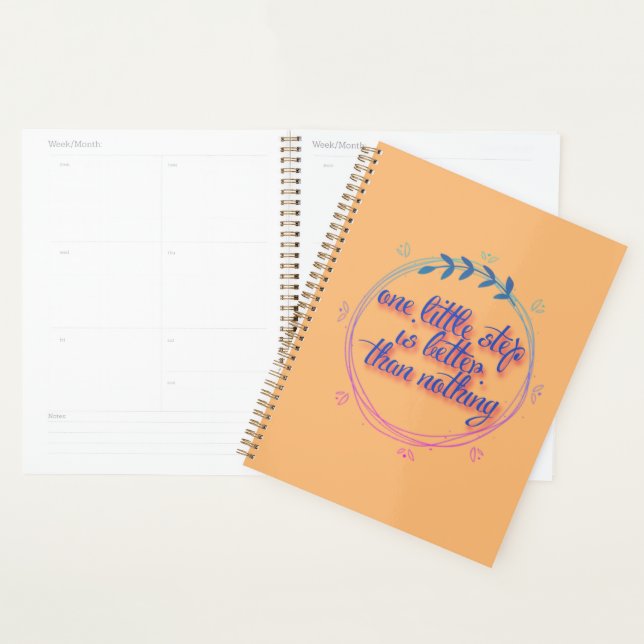 one little step better than nothing   planner (Display)