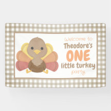 One Little Turkey First Birthday