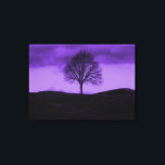 One Lone Tree Pop Art Purple Landscape Canvas<br><div class="desc">One Lone Tree Pop Art Purple Nature Landscape Canvas</div>