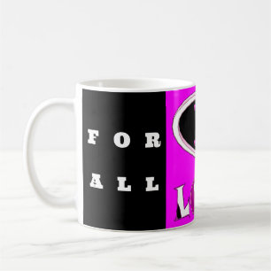 One love brite pink say it loud coffee mug