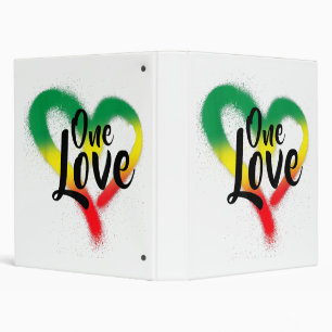 One Love One Heart Reggae Vibes Binder