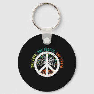 One Love One People One Earth International Day Of Keychain