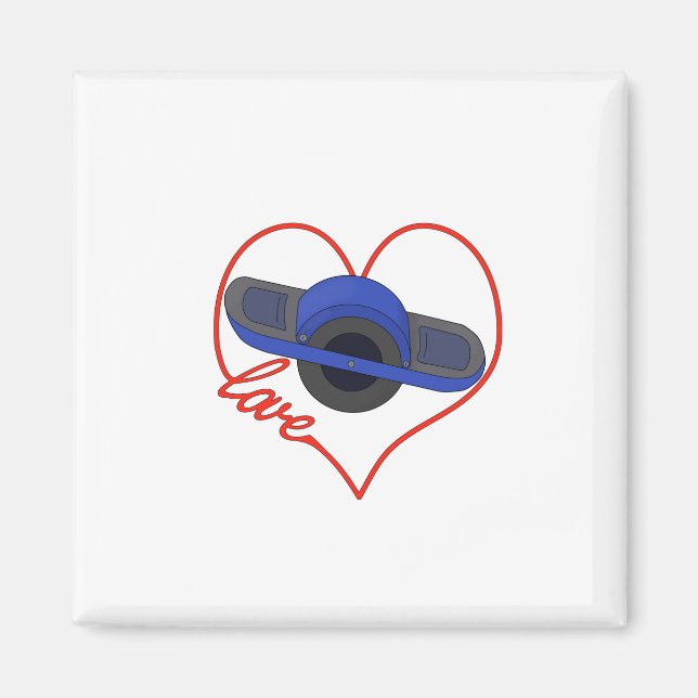 One Love One Wheel Magnet (Front)