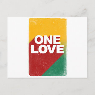 One Love Poster Postcard
