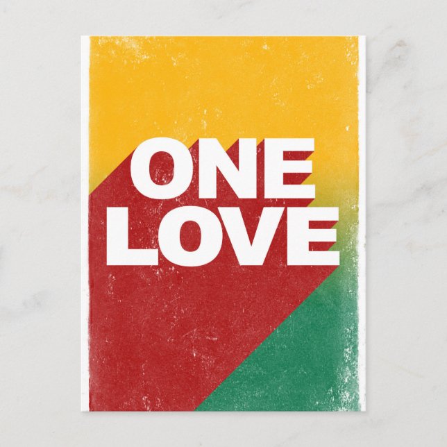 One Love Poster Postcard (Front)