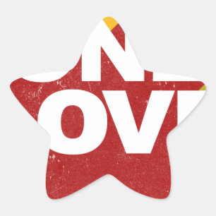 One Love Poster Star Sticker
