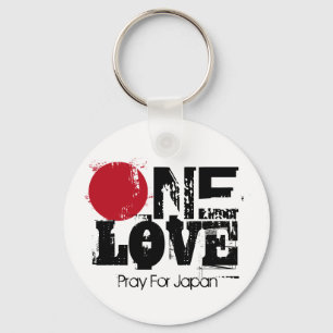 One Love - Pray for Japan Key-Chain Keychain