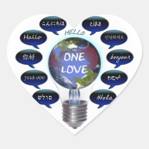 One Love Sticker