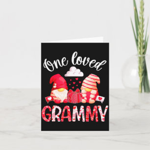 One Loved Grammy Valentine Grammy Grandma Valentin Card