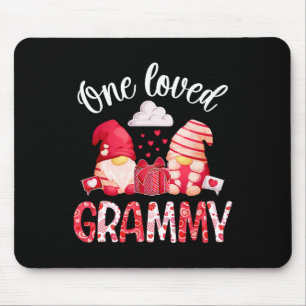 One Loved Grammy Valentine Grammy Grandma Valentin Mouse Pad