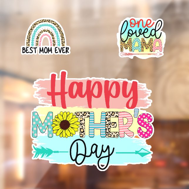 One Loved Mama Window Cling (Sheet 2)