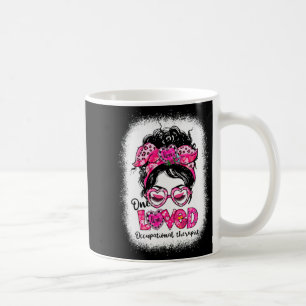 One Loved Occupational Therast Messy Bun Valenti  Coffee Mug