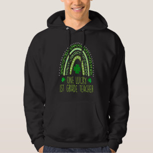 One Lucky 1st Grade Teacher St Patrick's Day 2023 Hoodie