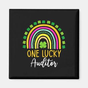 One Lucky Auditor St Patrick Day Shamrocks Magnet