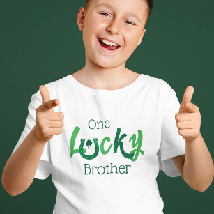One Lucky Brother   Customizable St Patrick's Day T-Shirt