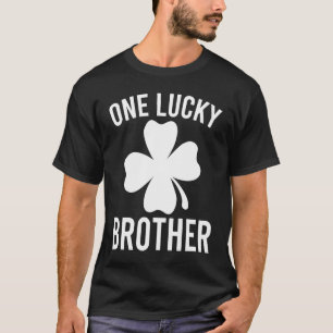 One Lucky Brother St Patricks Day Bro Irish Shamr T-Shirt