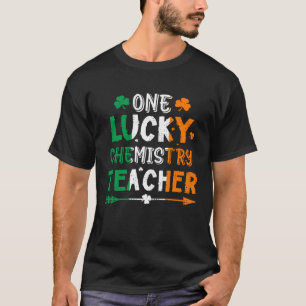 One Lucky Chemistry Teacher St Patricks Day Irish  T-Shirt
