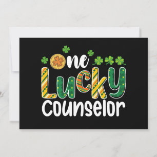 One Lucky Counsellor School St Patrick's Day Invitation