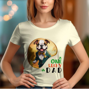 One Lucky Dad - Shimmering Shamrock T-Shirt