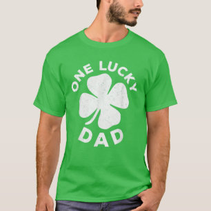 One Lucky Dad Vintage St Patrick Day T-Shirt