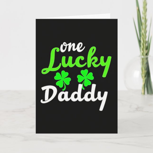 One Lucky Daddy Card (Front)