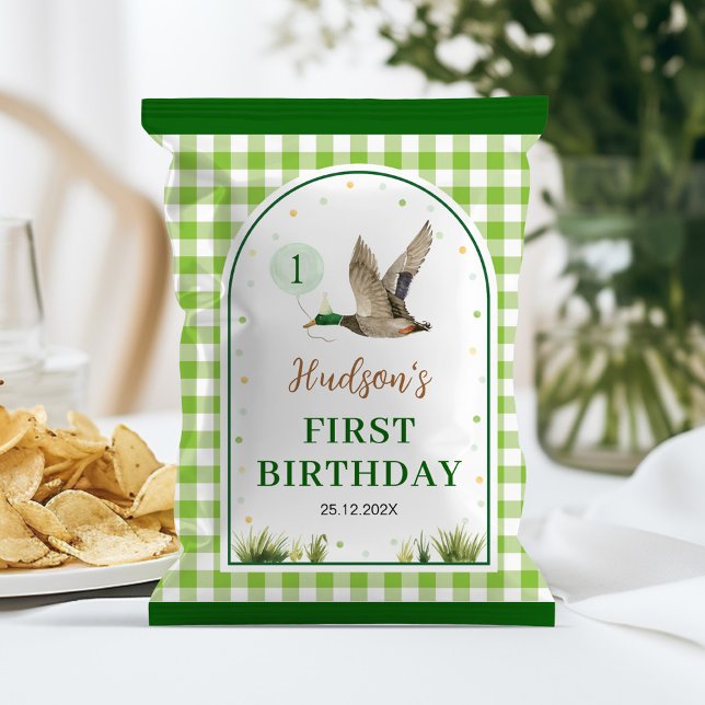 One Lucky Duck Birthday Chip Bag Wrapper (Creator Uploaded)