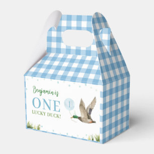 One Lucky Duck Boy Birthday Favour Box