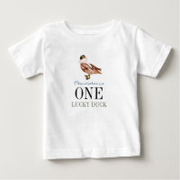 One Lucky Duck Classic Boy 1st Birthday