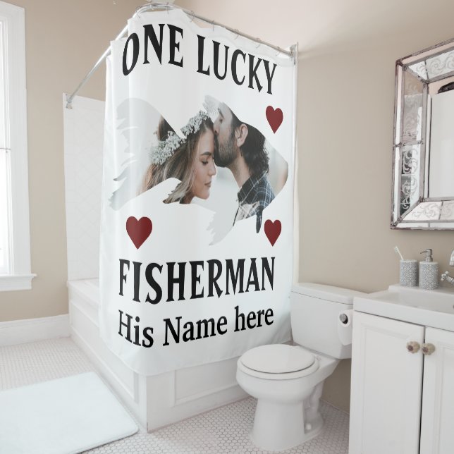 One lucky fisherman matching couple fish photo (In Situ)