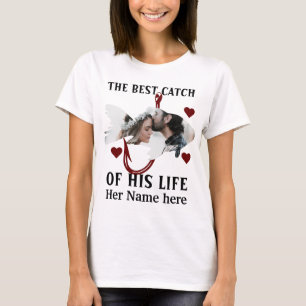 One lucky fisherman matching couple fish photo T-Shirt