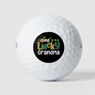 One Lucky Grandma Matching Family St Patrick's Day Golf Balls