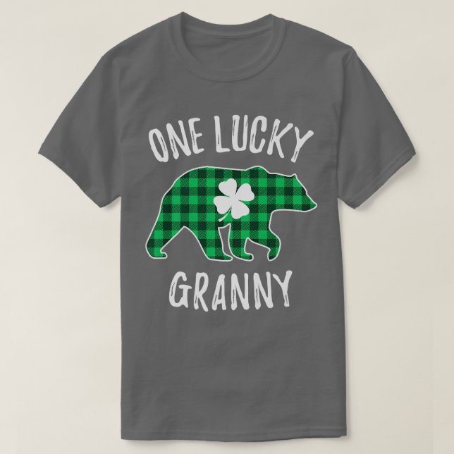 One Lucky Granny St  T-Shirt (Design Front)