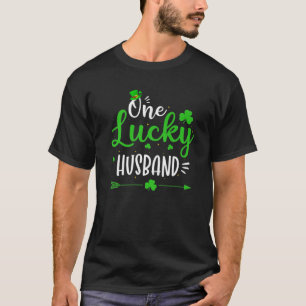 One Lucky Husband Vintage St Patrick's Day Irish S T-Shirt