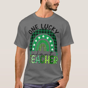 One Lucky Infant Teacher Rainbow St Patricks Day S T-Shirt