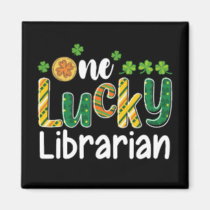 One Lucky Librarian School St Patrick's Day Magnet