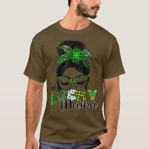 One Lucky Mama St Patricks Day Mom Mother Shamrock T-Shirt
