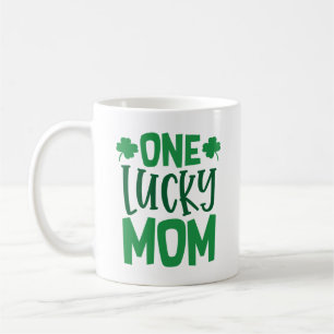 One Lucky Mom Coffee Mug