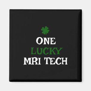 One Lucky Mri Tech St. Patrick's Day Funny Irish Magnet