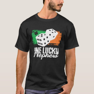 One Lucky Nephew Dice Game Family Group Matching T-Shirt