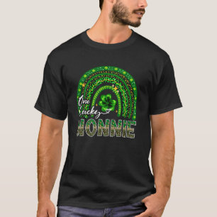 One Lucky Nonnie  Shamrock Rainbow St Patrick s Da T-Shirt
