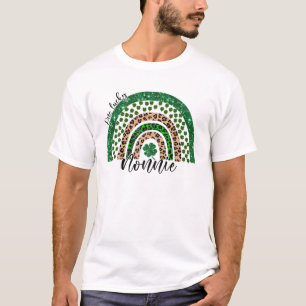 One Lucky Nonnie St Patricks Day Rainbow Irish Luc T-Shirt