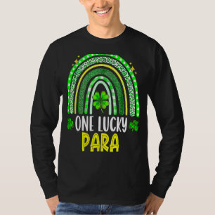 One Lucky Para  Funny Family St Patrick's Day T-Shirt