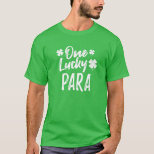 One Lucky Para St. Patrick's Day Matching Pajamas T-Shirt