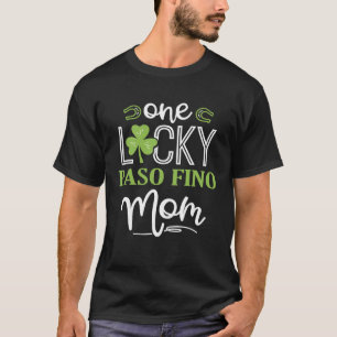 One Lucky Paso Fino Horse Mom Irish Horseback Ridi T-Shirt