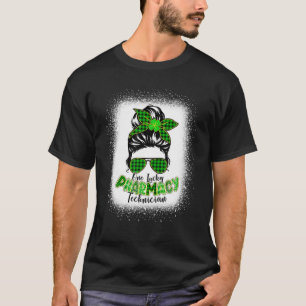 One Lucky Pharmacy Technician St Patrick's Day Lif T-Shirt