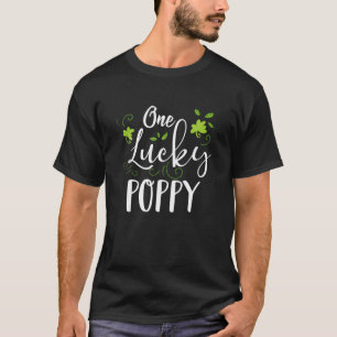 One Lucky Poppy Matching St Patricks Day T-Shirt